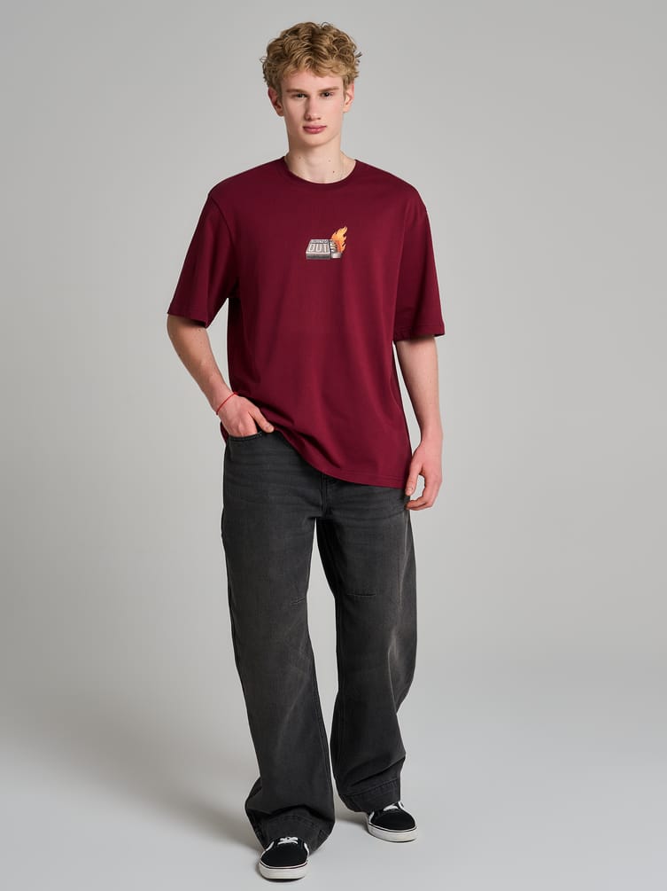 Джинсы широкие