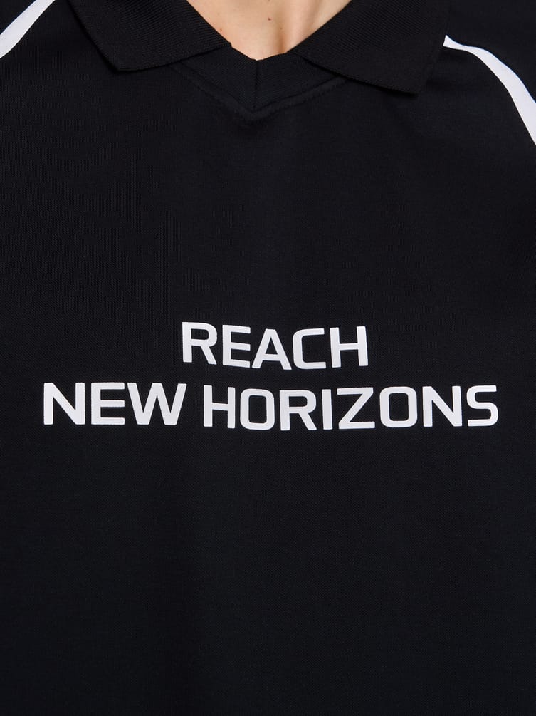 Рубашка поло с надписью