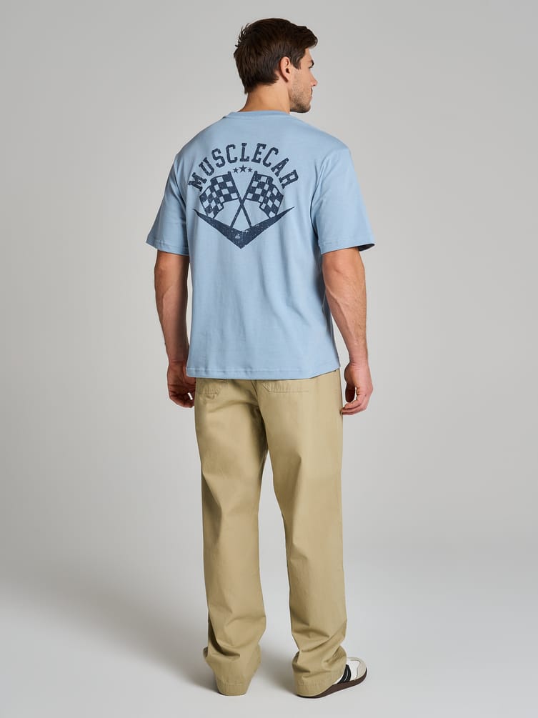 Футболка спортивная с принтом на спине