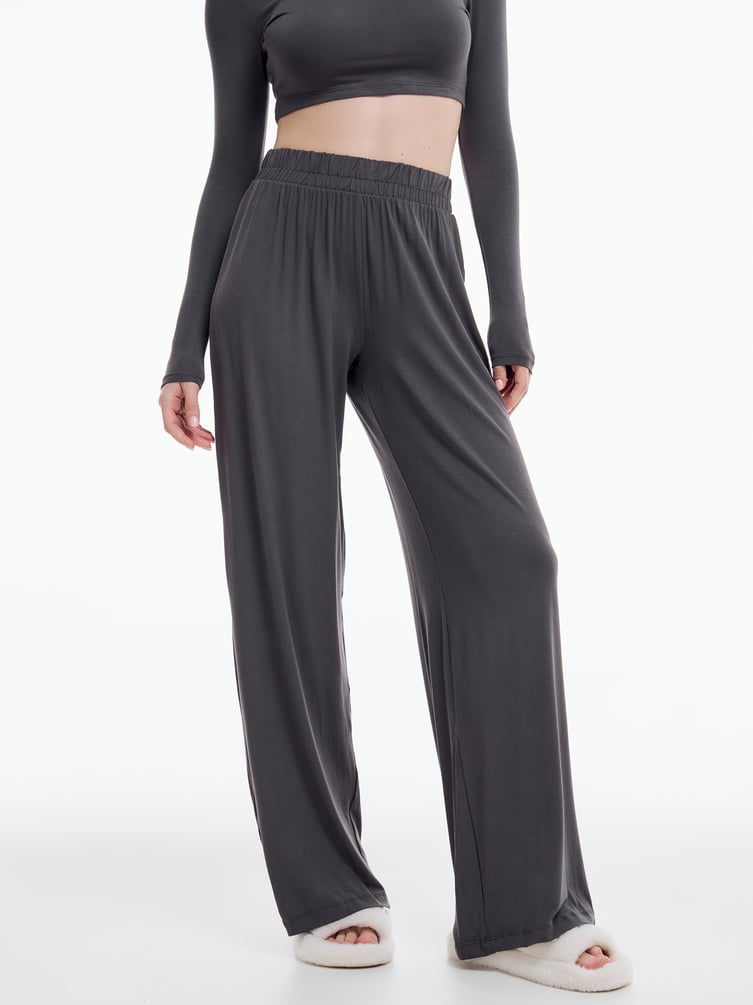 Домашний комплект с лонгсливом и брюками