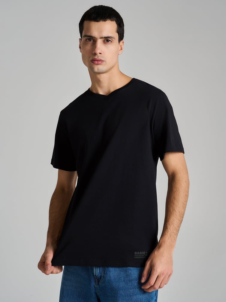 Футболка из хлопка с коротким рукавом