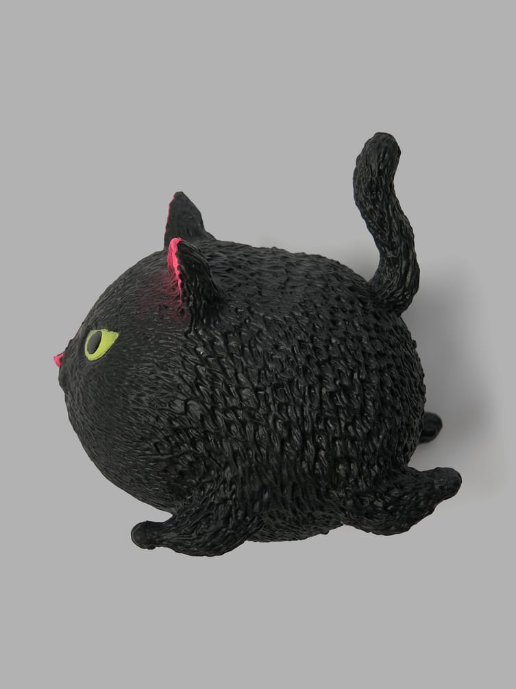 Черный кот игрушка антистресс