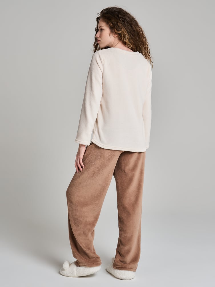 Пижама теплая плюшевая с вышивкой