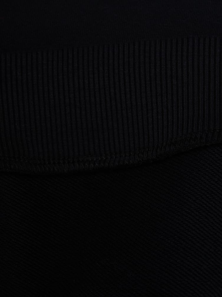 Свитшот без начеса с воротничном