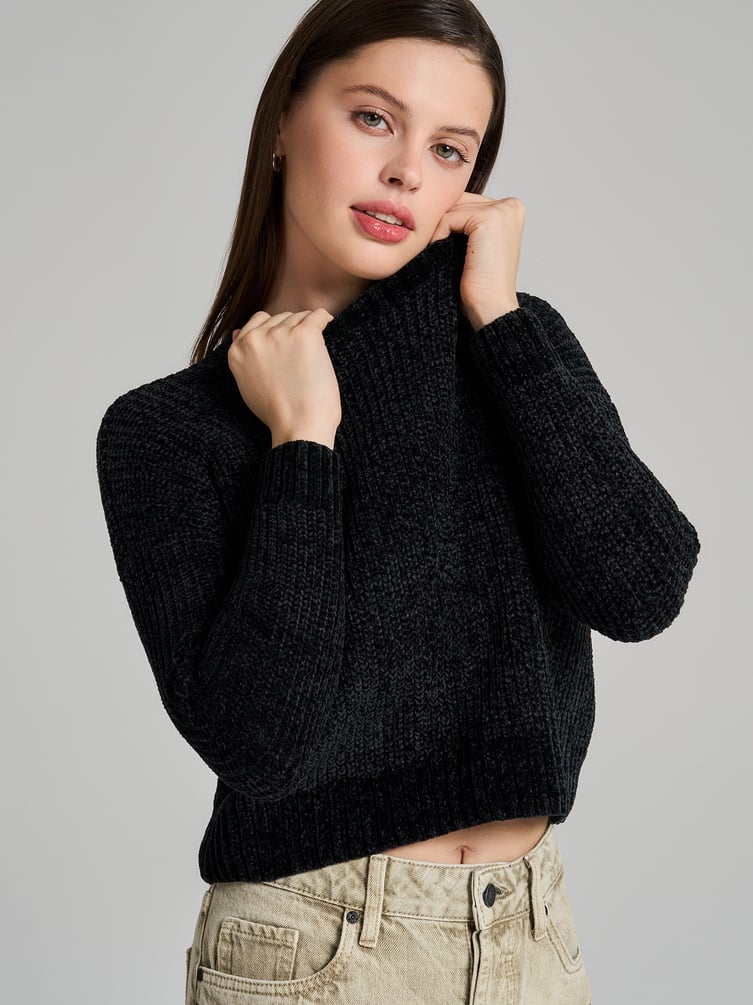 Джемпер трикотажный вязаный