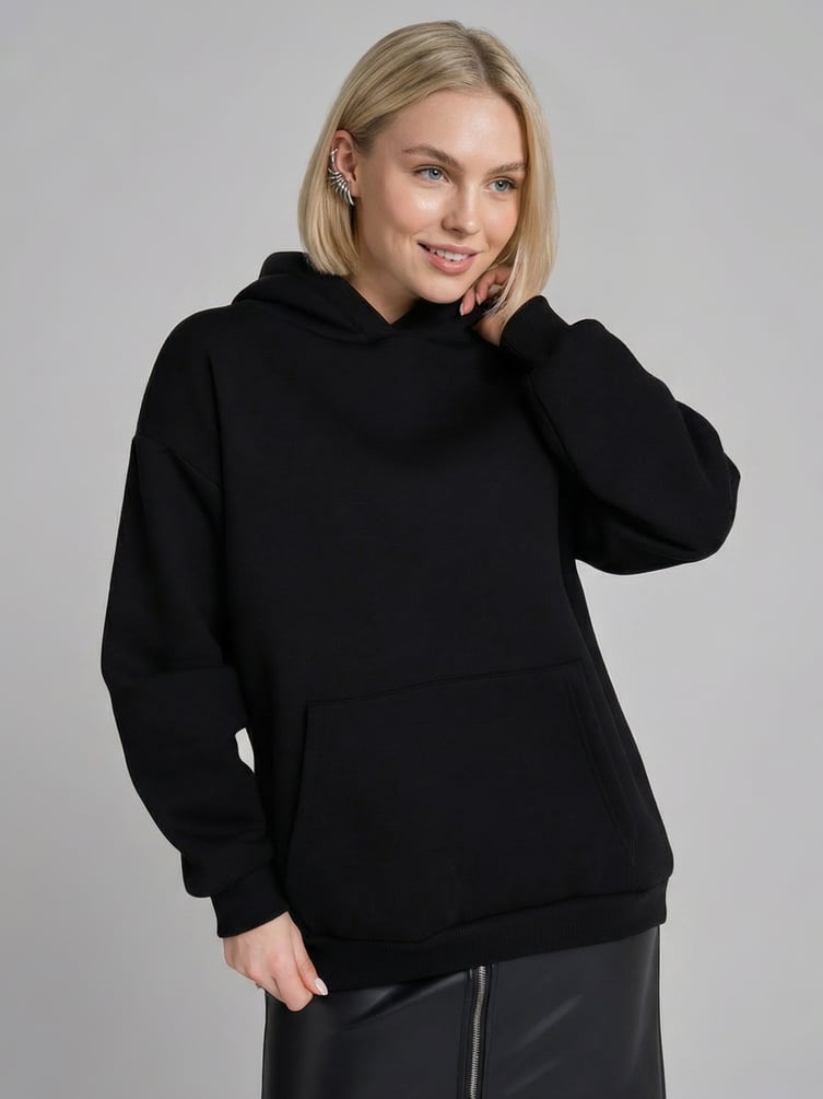 Худи свободного кроя без начеса