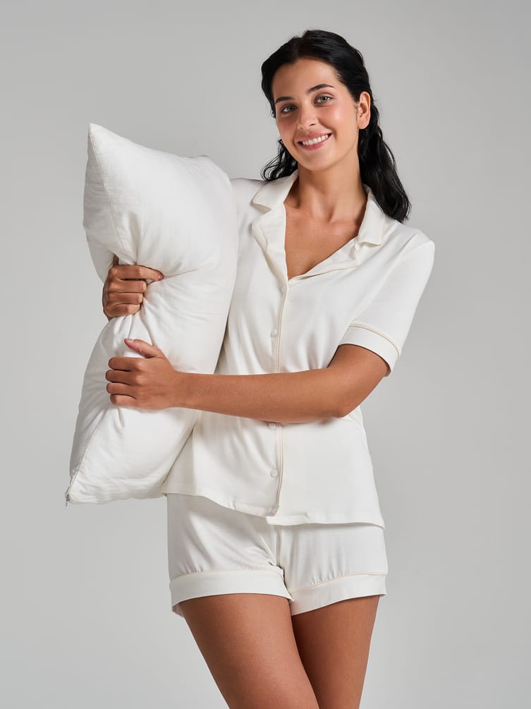 Рубашка пижамная с коротким рукавом