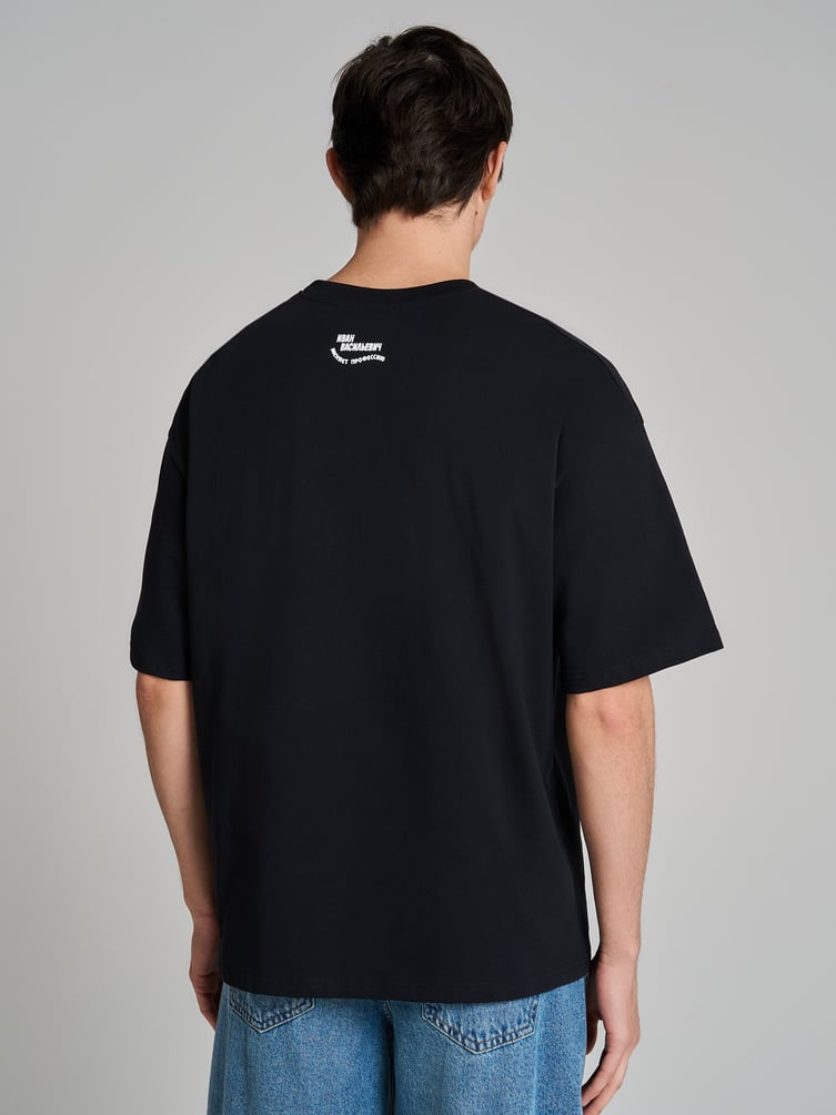 Футболка оверсайз с принтом Мосфильм