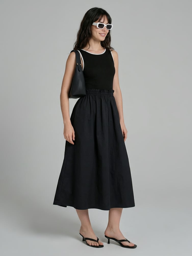 Сарафан миди летний