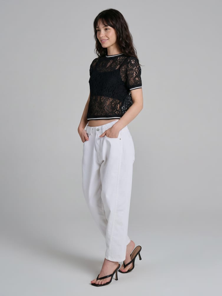 Джинсы Balloon укороченные