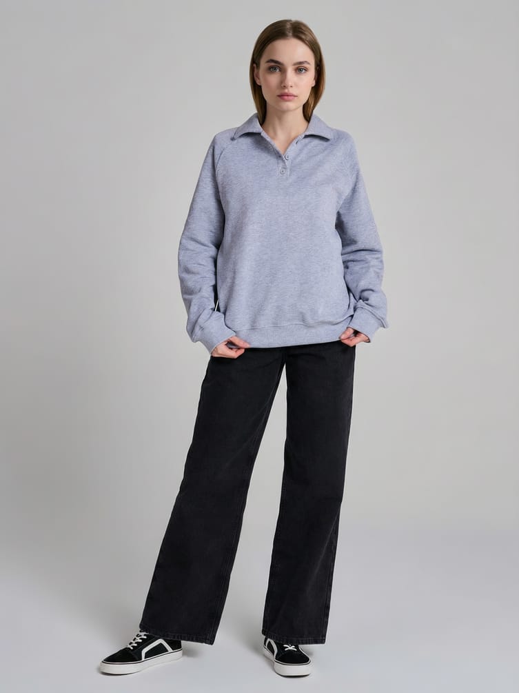 Свитшот-поло деловой