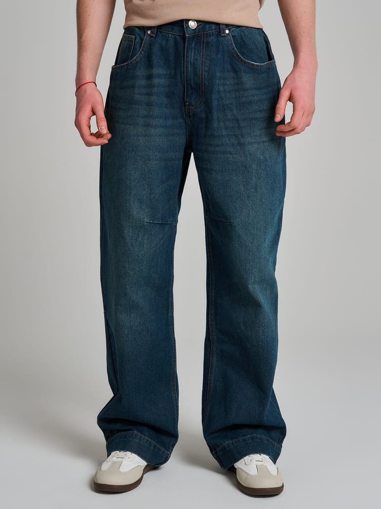 Джинсы широкие