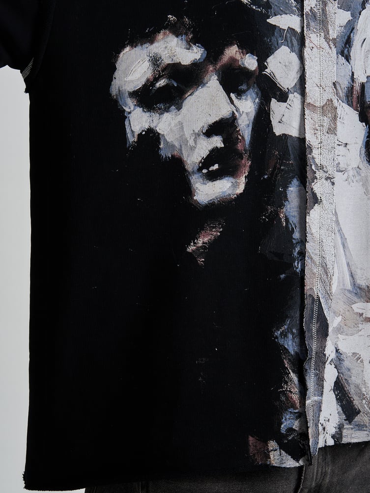 Свитшот оверсайз с принтом Макс Борисов