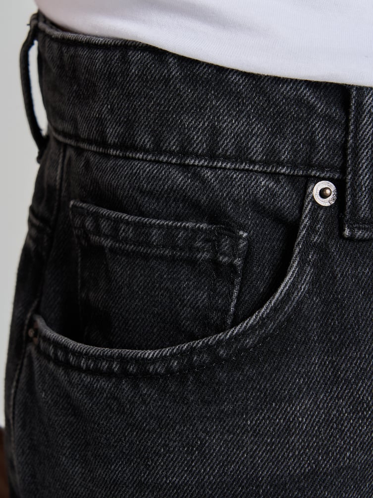 Джинсы укороченный прямого кроя