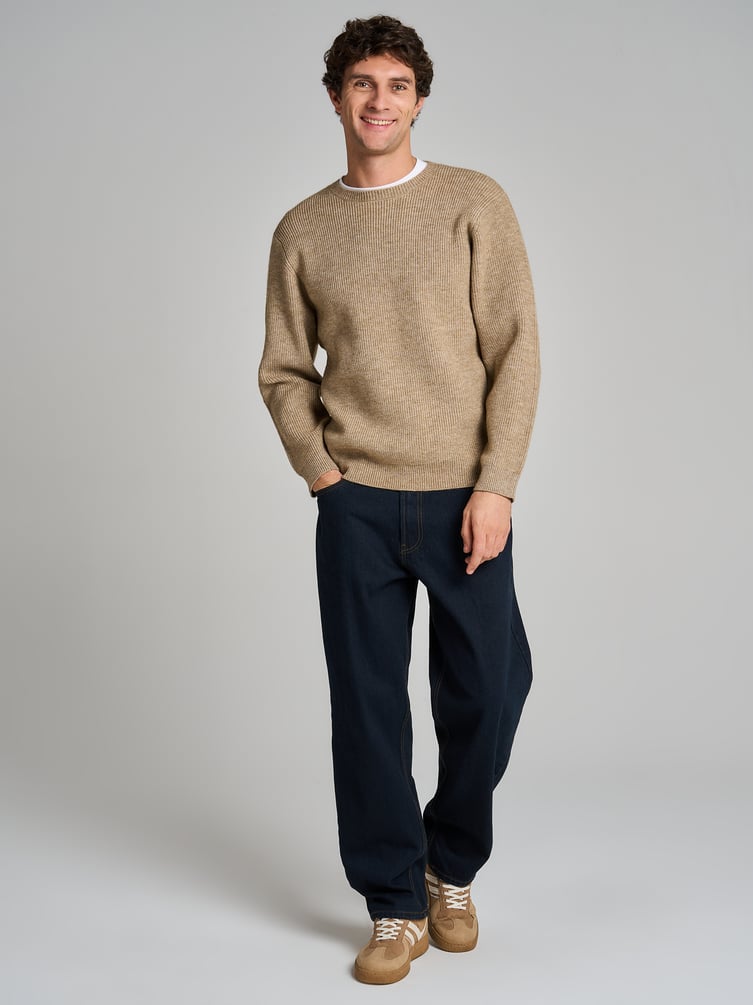 Джемпер вязаный теплый