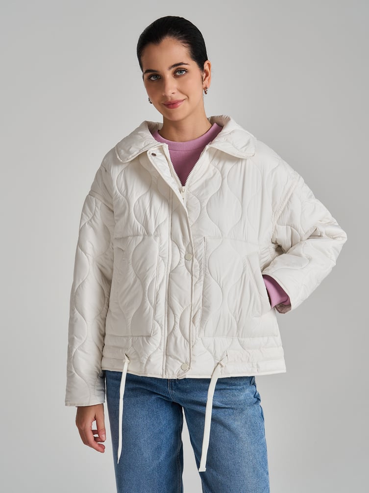 Куртка стеганая с капюшоном