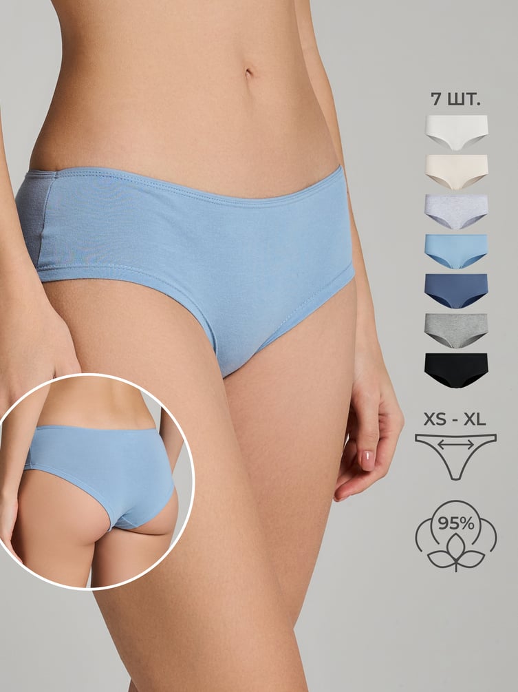Трусы -шорты из хлопка - 7 шт.