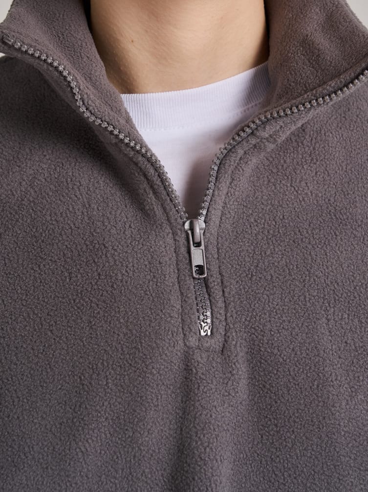 Свитшот флисовый с высоким горлом