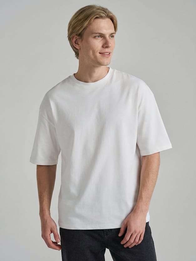 Футболка оверсайз из хлопка