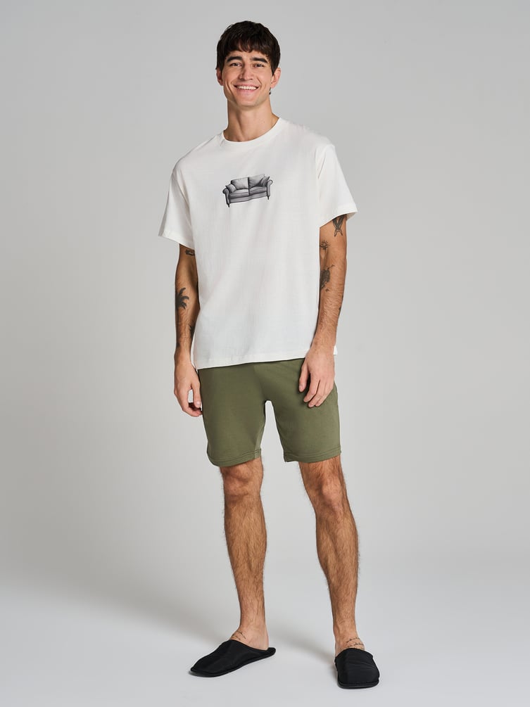 Пижама с футболкой и шортами