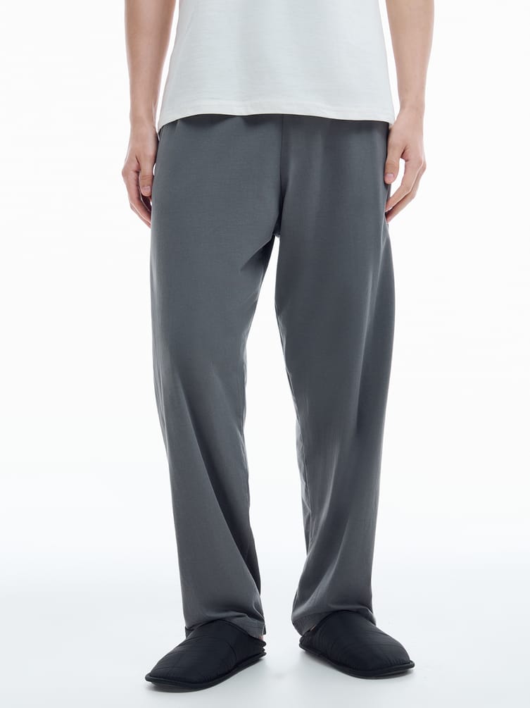 Хлопковая пижама с брюками