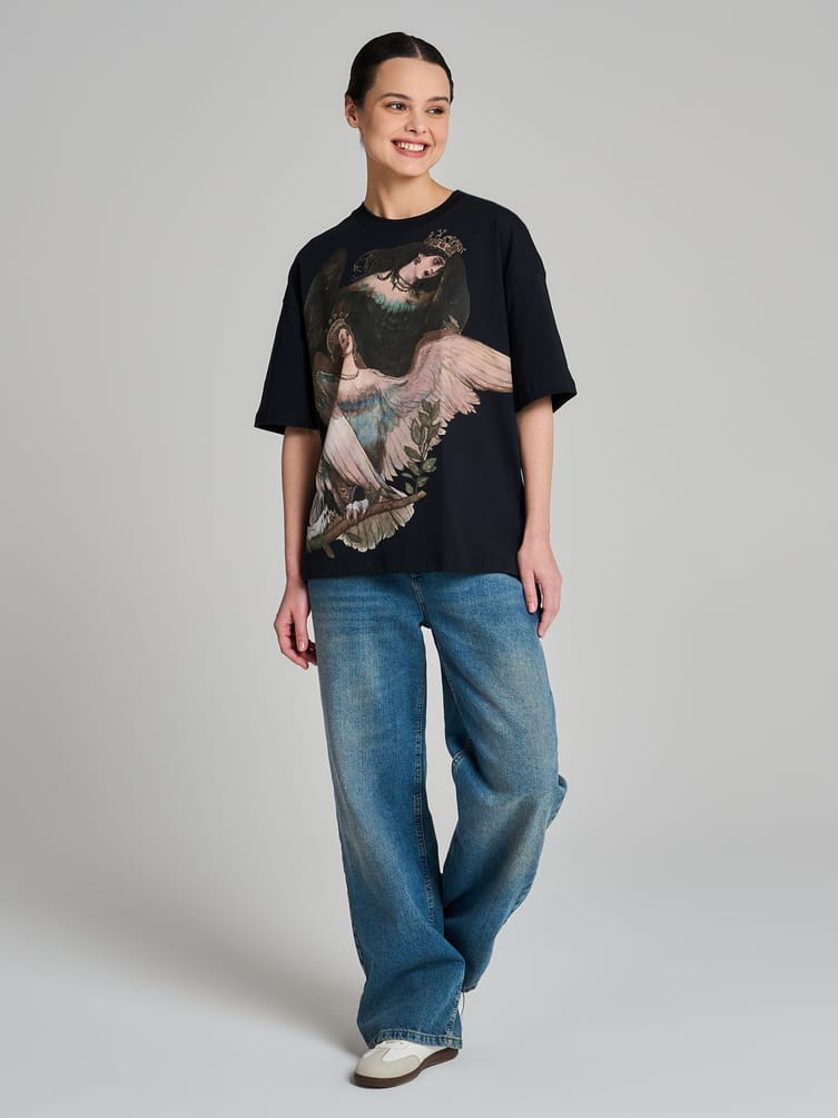 Футболка с принтом картин Третьяковской галереи