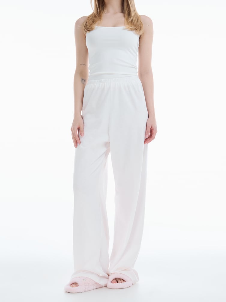 Домашние брюки из хлопка