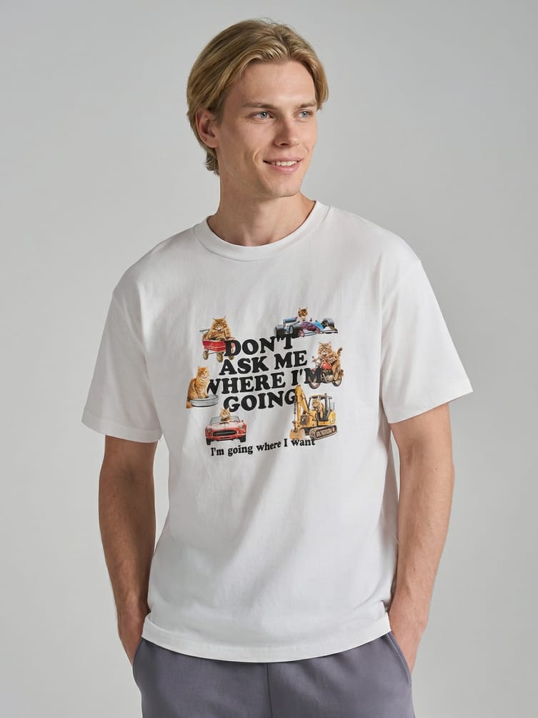 Пижама с принтом и брюками