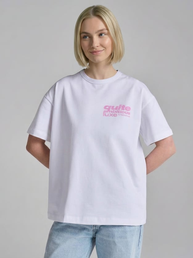 Футболка из хлопка с принтом