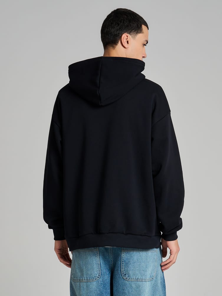 Утепленное худи с начесом