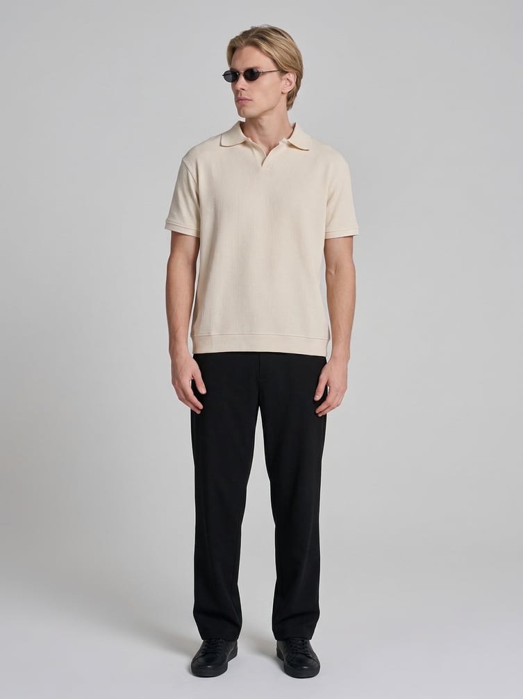 Футболка-поло с коротким рукавом