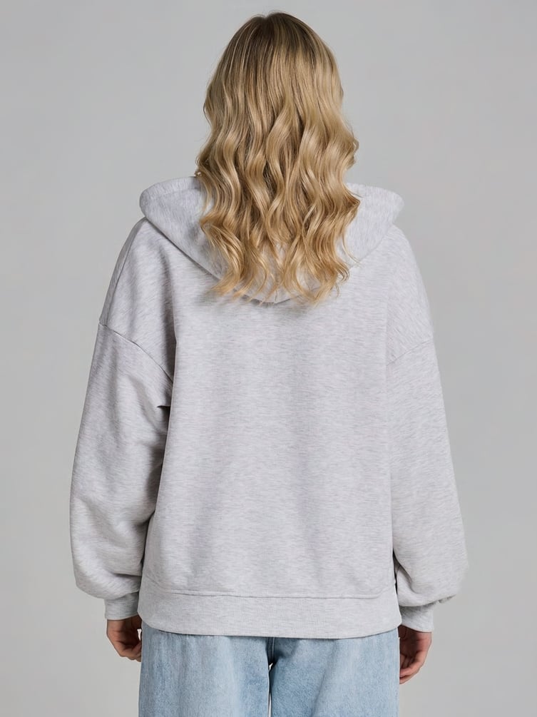 Зип худи  с капюшоном без начеса