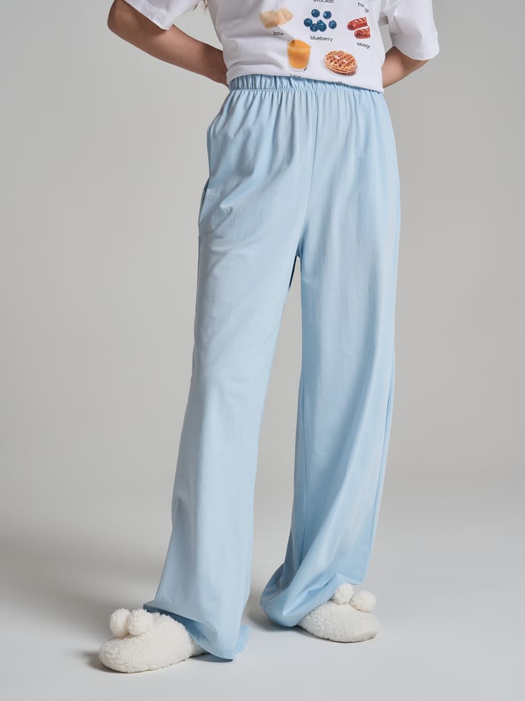 Пижама из хлопка с футболкой и брюками