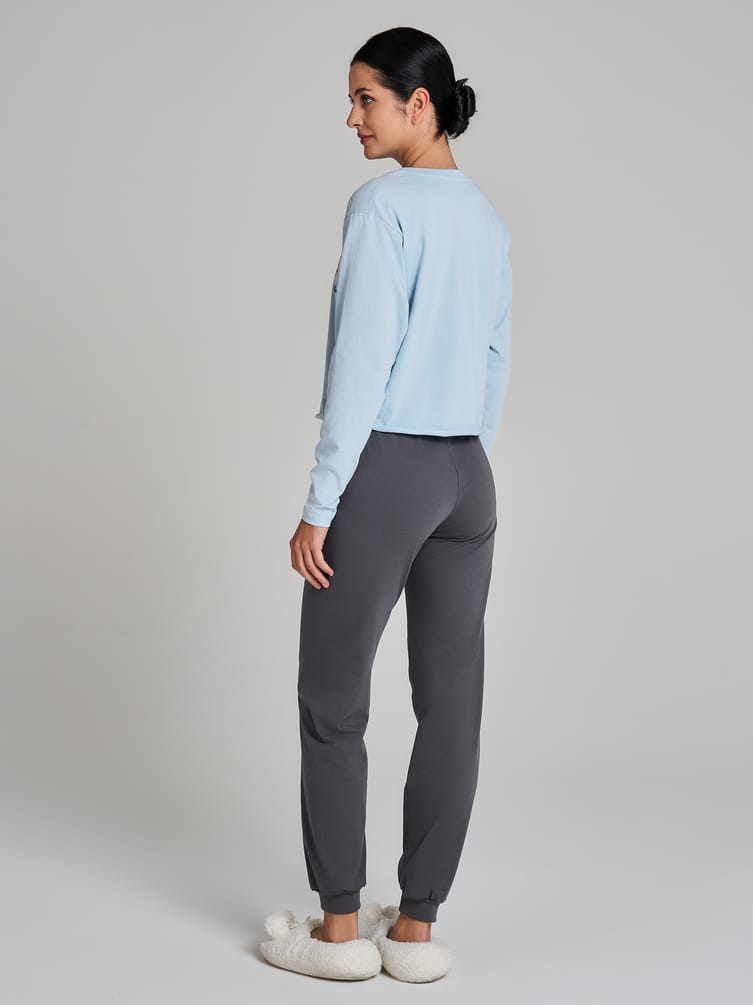 Пижама с лонгсливом и брюками