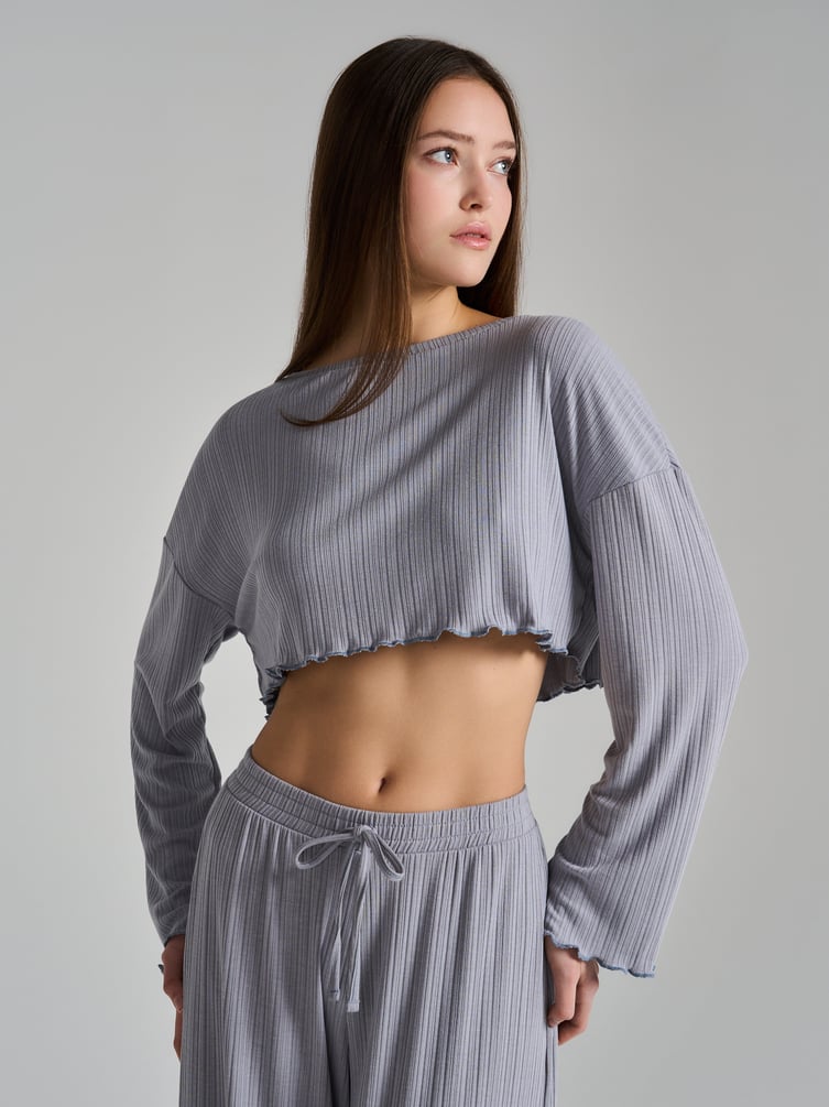 Пижама из вискозы с брюками