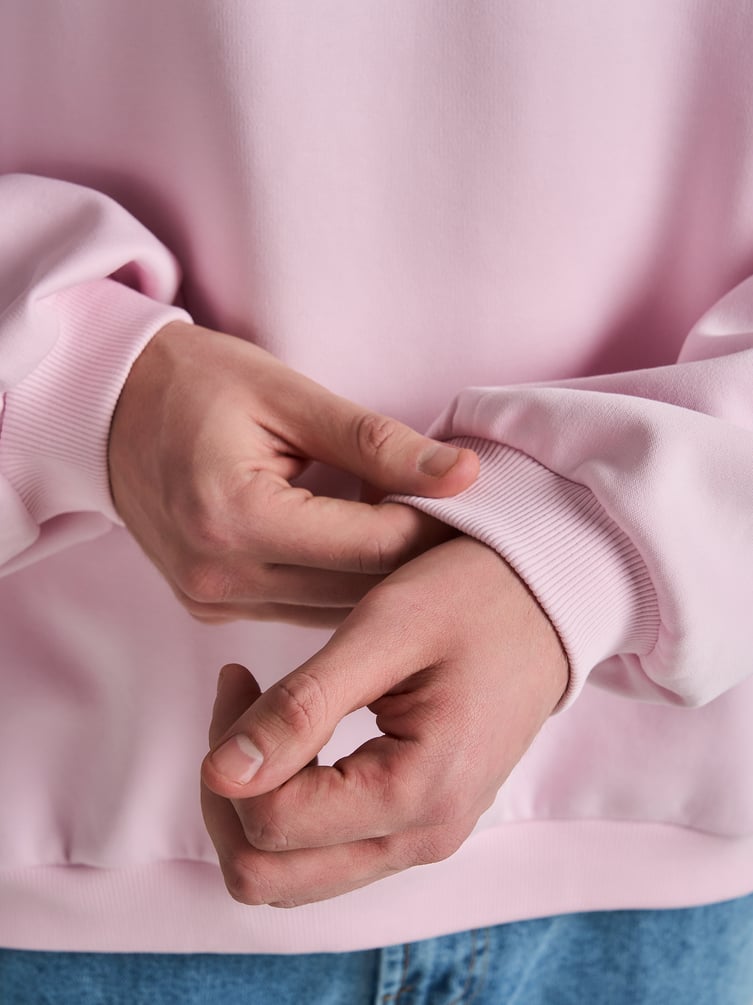 Свитшот оверсайз с надписью