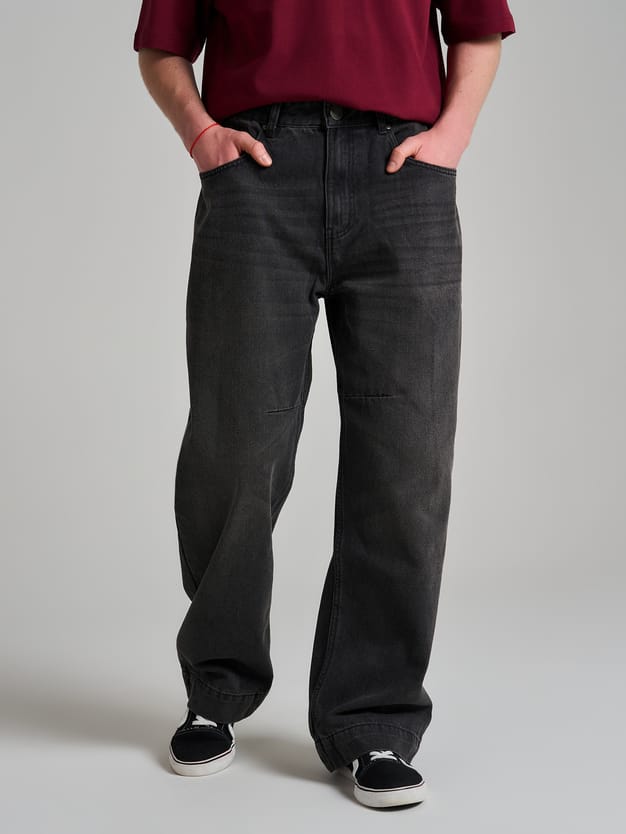 Джинсы широкие