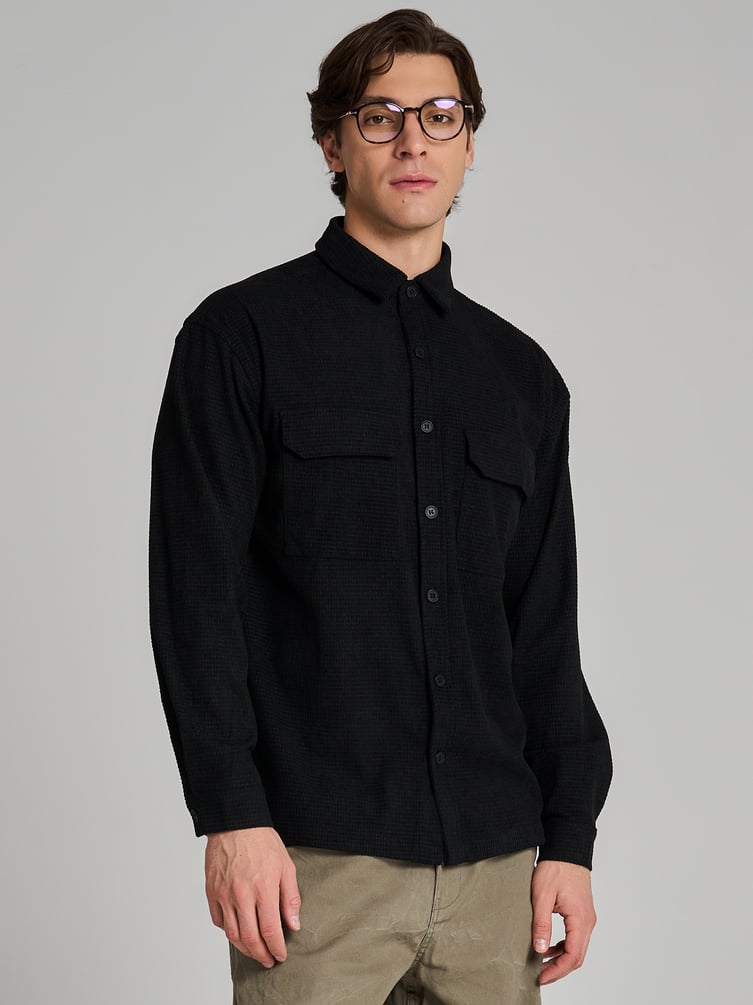 Рубашка вельветовая классическая