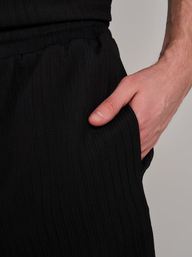 Шорты повседневные из жатого материала