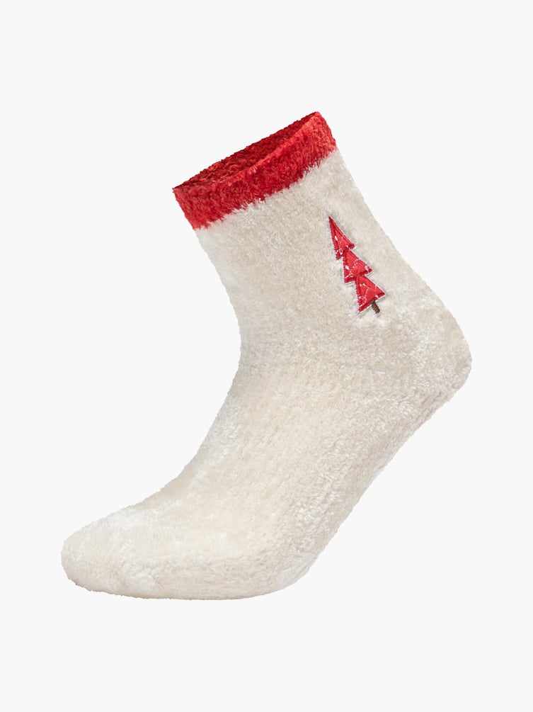 Носки - 1 пара новогодние махровые