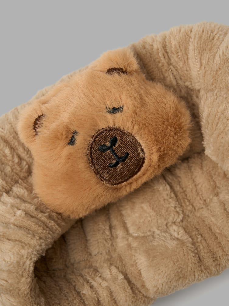 Набор повязка для волос и браслеты для умывания