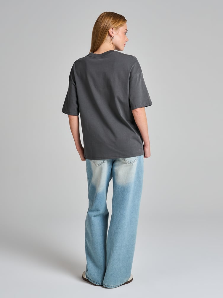 Футболка оверсайз с принтом