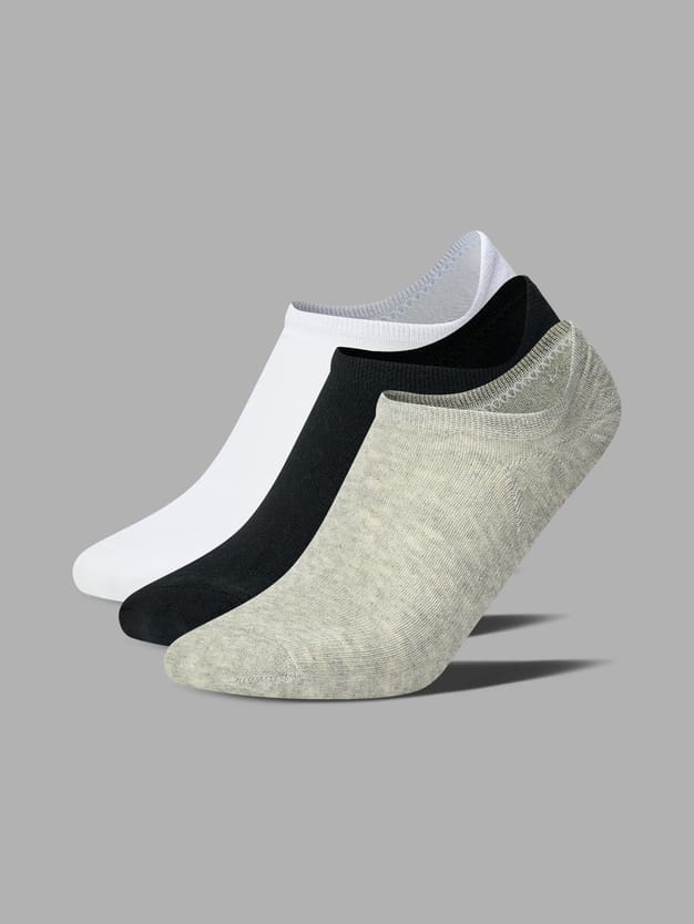 Следки - 3 пары однотонные