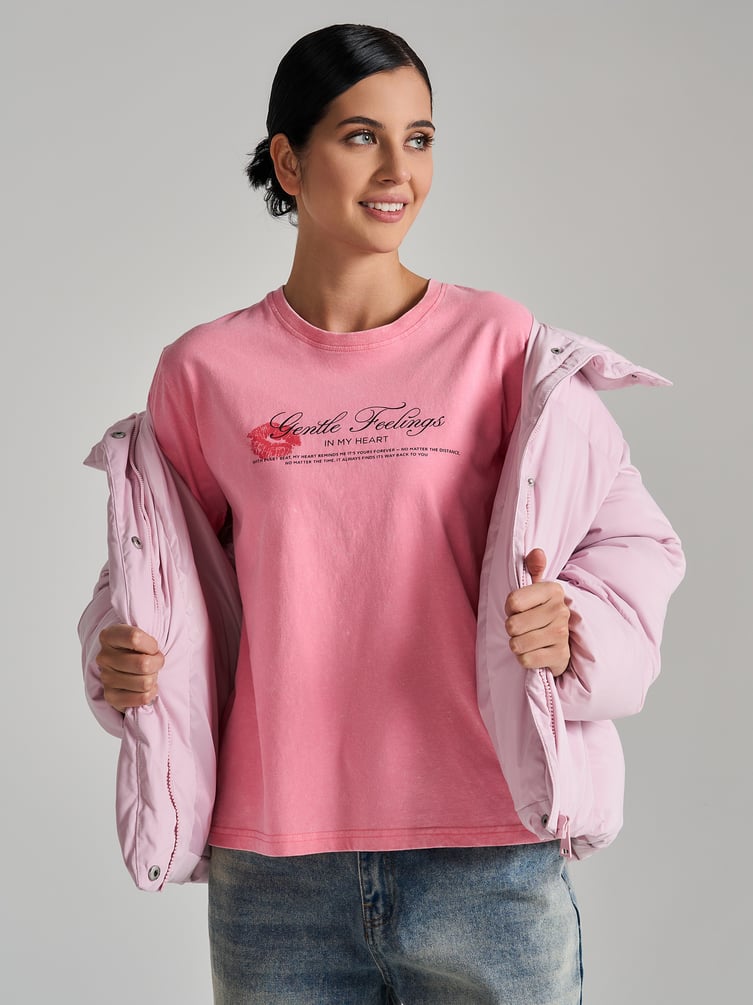 Футболка варенка с принтом