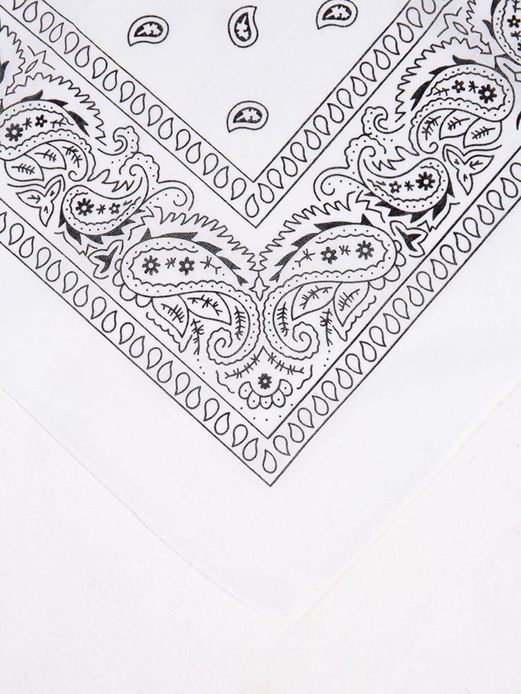 Бандана с узором пейсли восточного огурца