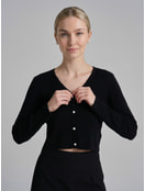 Кардиган укороченный на пуговицах