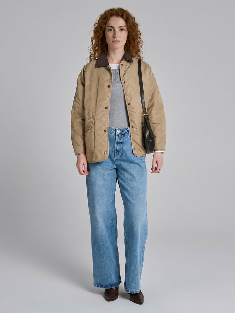 Джинсы Baggy с винтажной стиркой