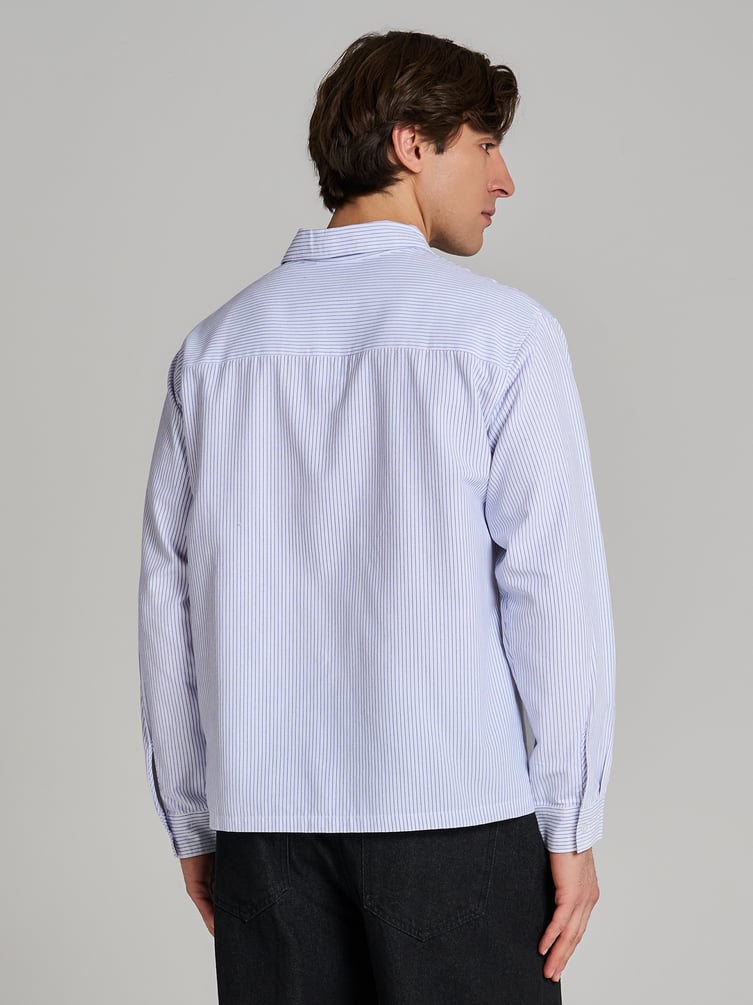 Классическая рубашка в полоску