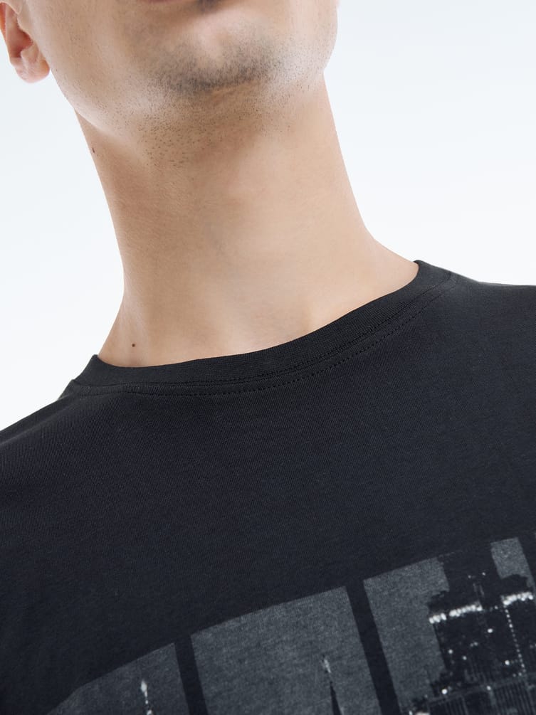 Футболка оверсайз с принтом Москва