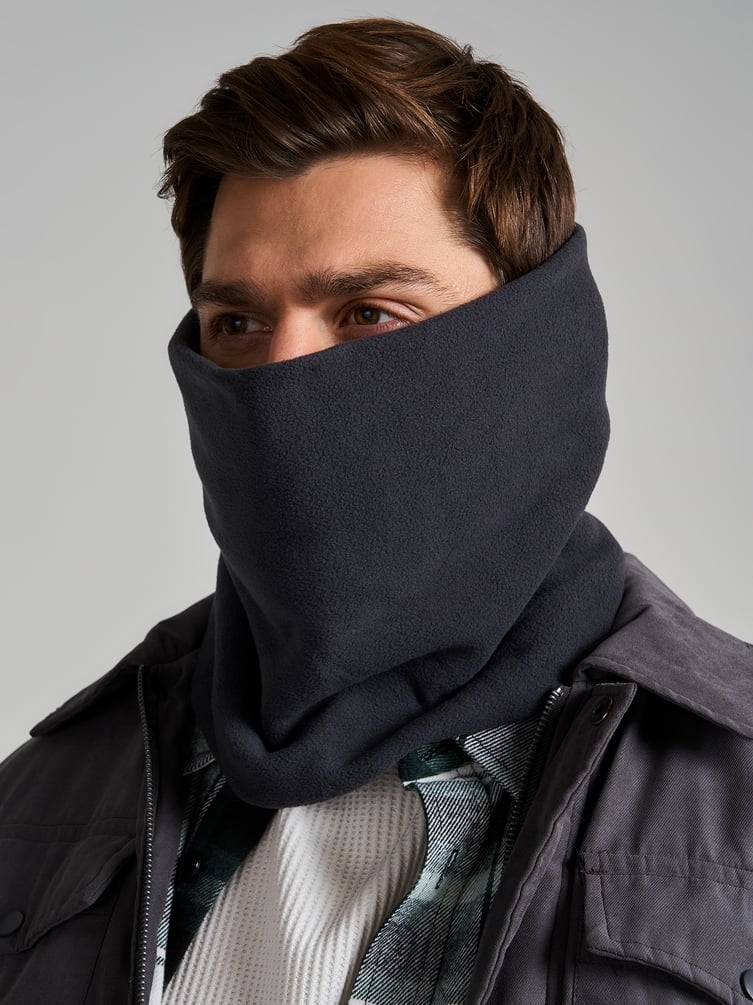 Флисовый шарф снуд